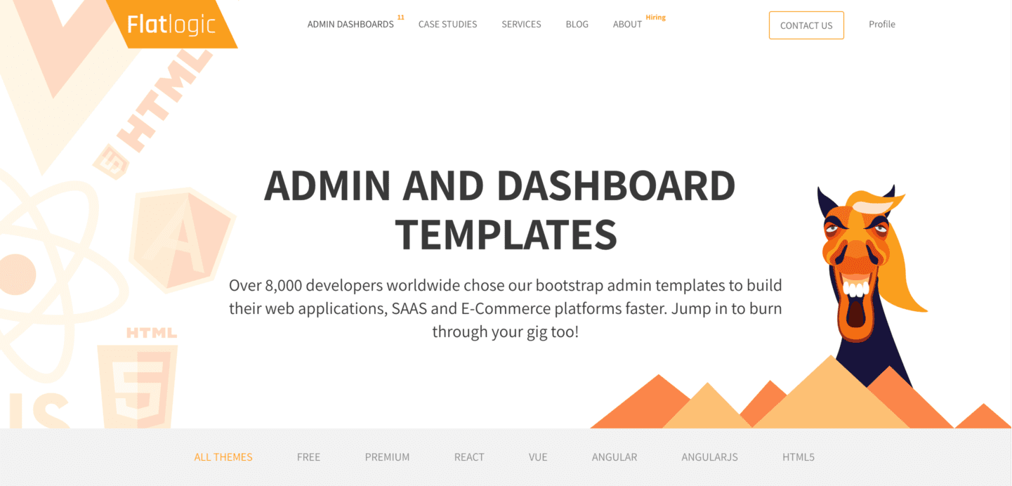Flatlogic admin dashboard templates