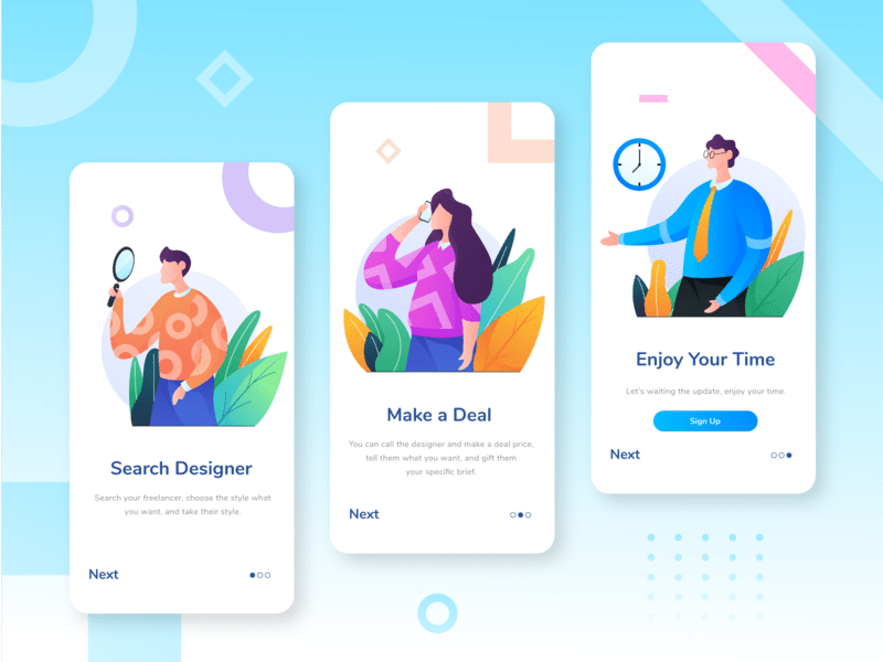 Onboarding App to help freelancers find work