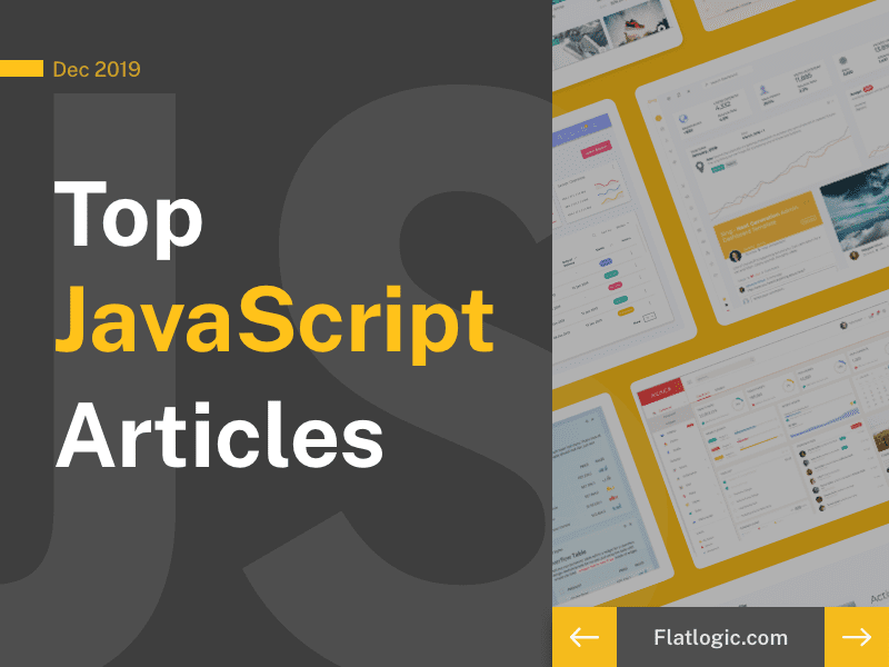 16+ Articles of December 2019 to Learn JavaScript