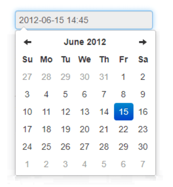 Bootstrap 4 Date Pickers Examples, Date Time Picker from smalot