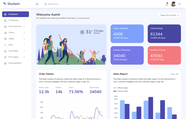 10 Bootstrap Dashboard Examples (Templates) 2024 