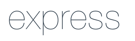 Express node.js logo
