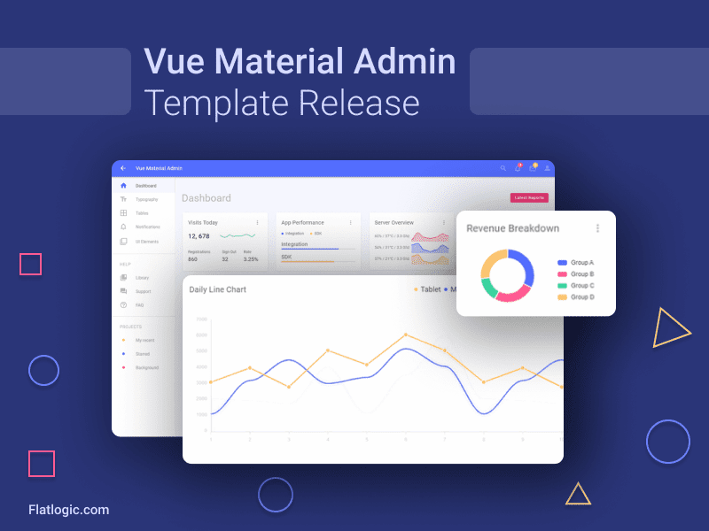 Vue Material Admin Template is Released!