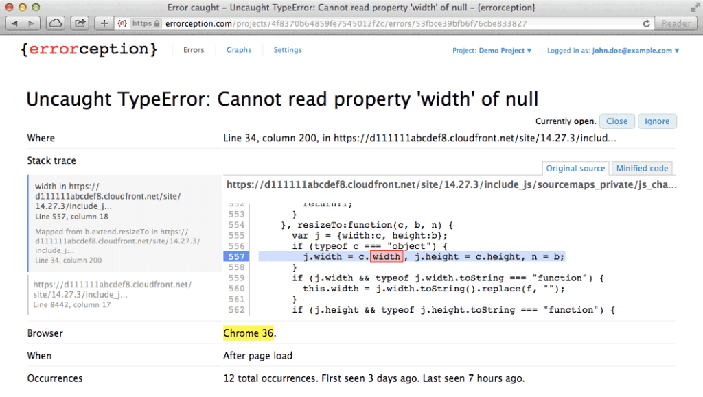 Hub Topic: PHP Handled exceptions reported as error by the new relic PHP  Agent