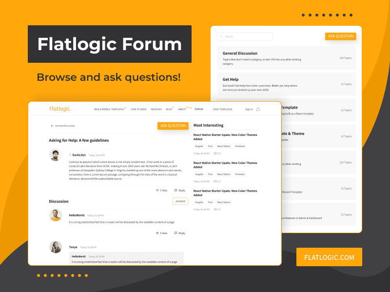 Raise Your Question on the Brand New Flatlogic Forum!