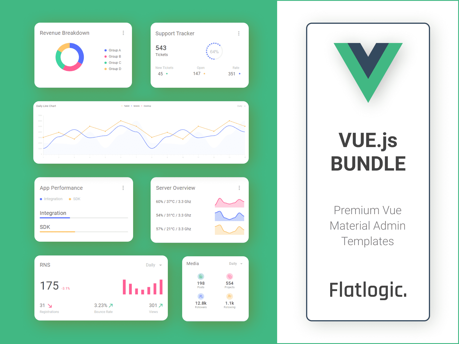 Vue.js Bundle Released by Flatlogic