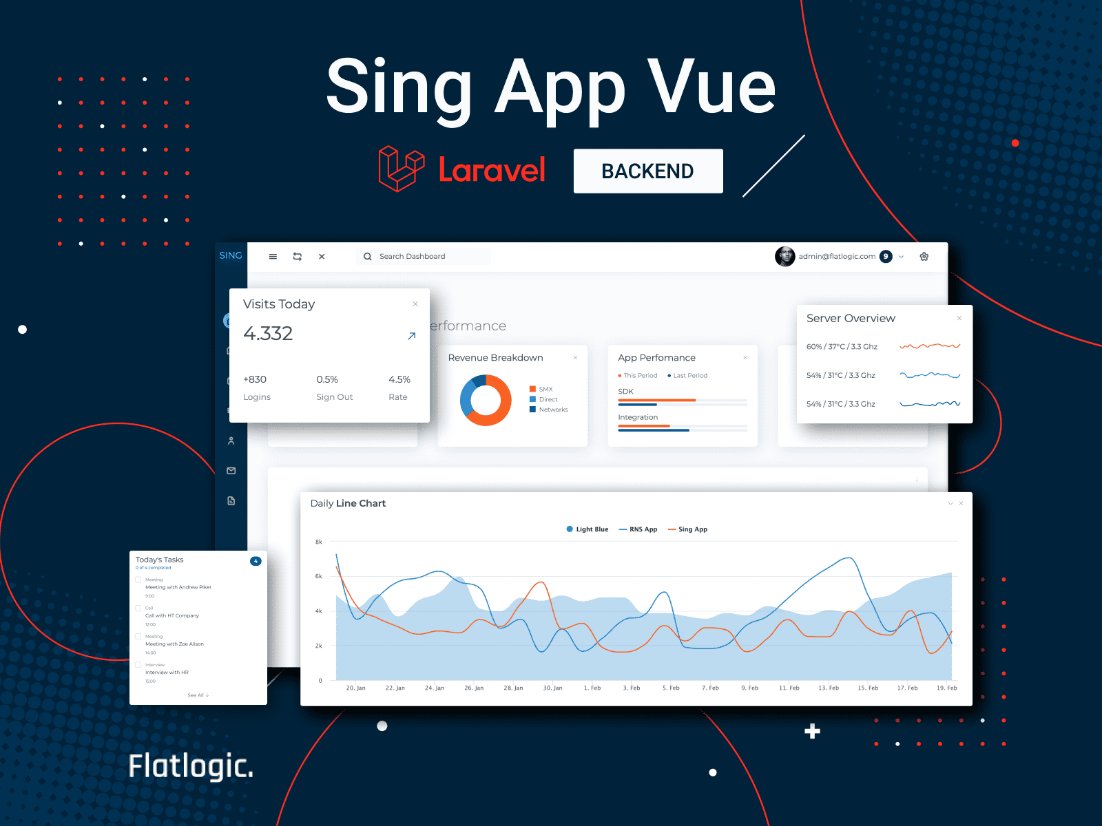 Sing App Vue Laravel Template is Released