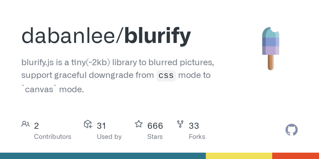 Blurify JavaScript image manipulation library