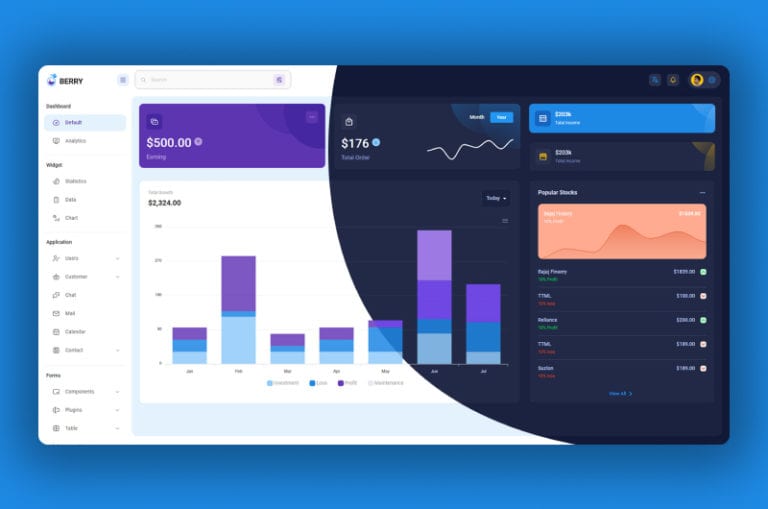 5+ Free Awesome React.js Material-UI Admin Dashboard Templates