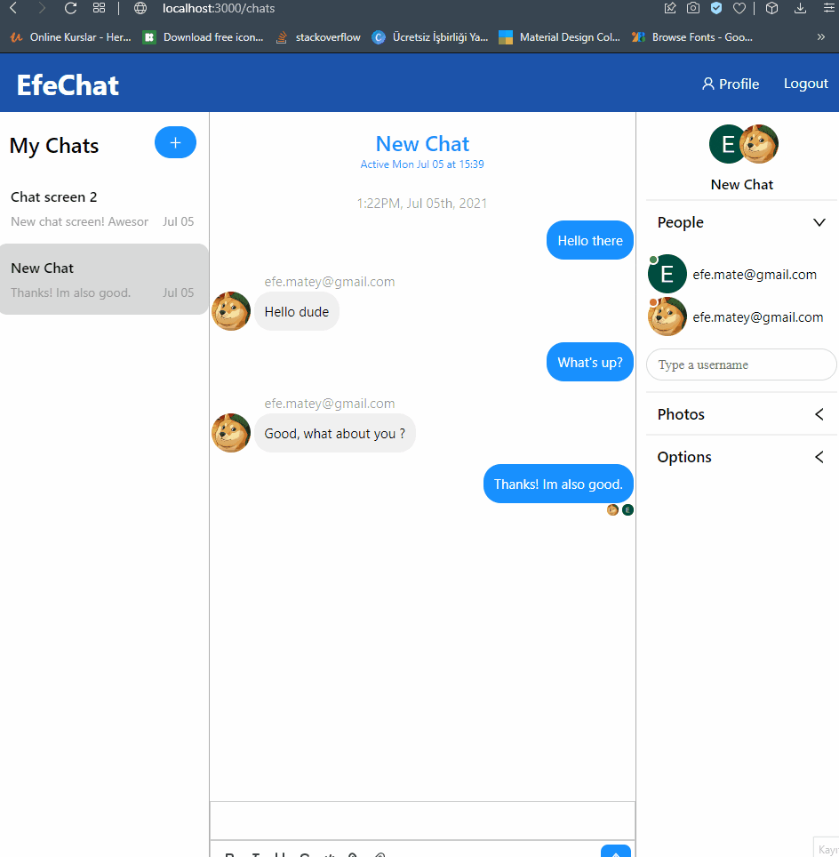 React Chat App: How to Make a Chat Using Socket.io - Flatlogic Blog
