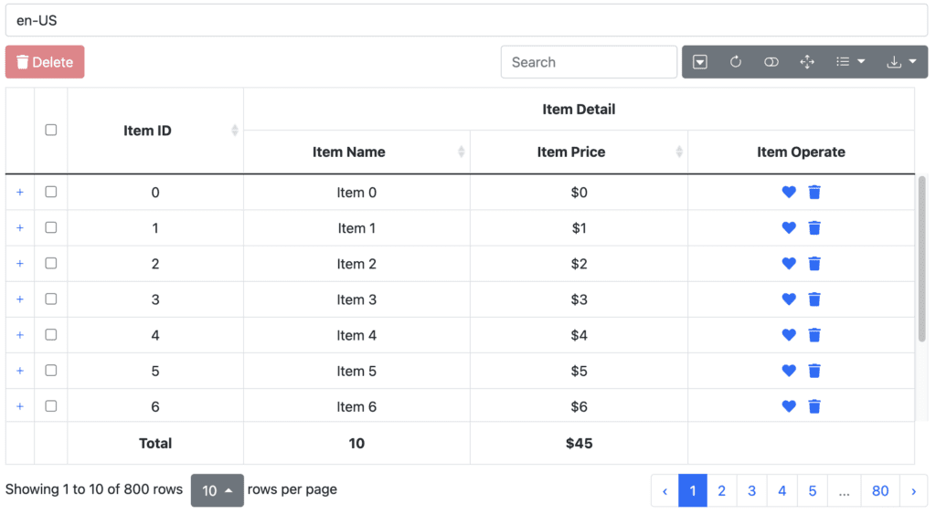 Simple and Useful Table & Web Developers