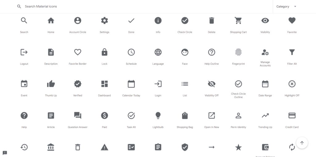 Angular Material Icons are a huge collection of minimalist icons for any platform