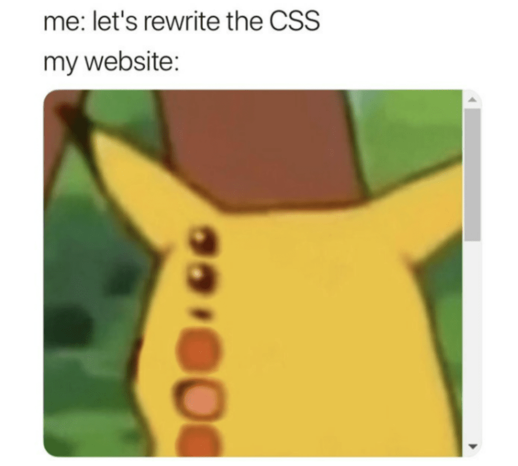let's rewrite CSS