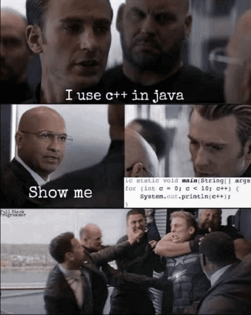 c++ in java