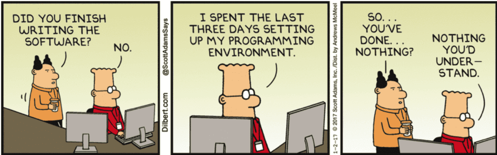 software joke dilbert