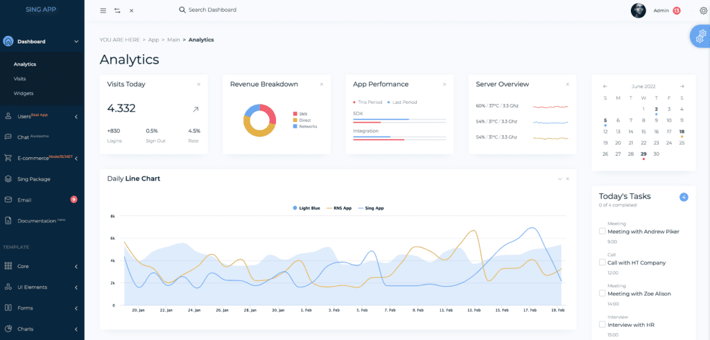 sing app react