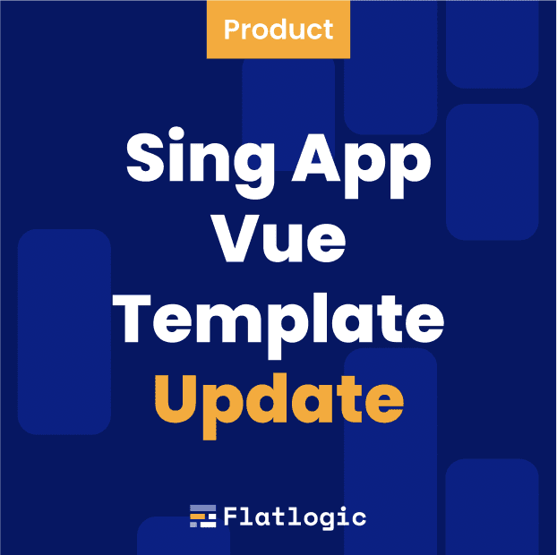 Sing App Vue Template Bootstrap 5 Update