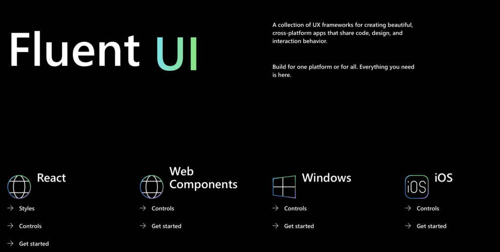 fluent ui react ui component library