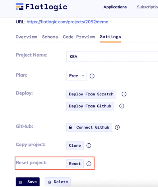 Flatlogic Platform Update: Reset Functionality - Flatlogic Blog