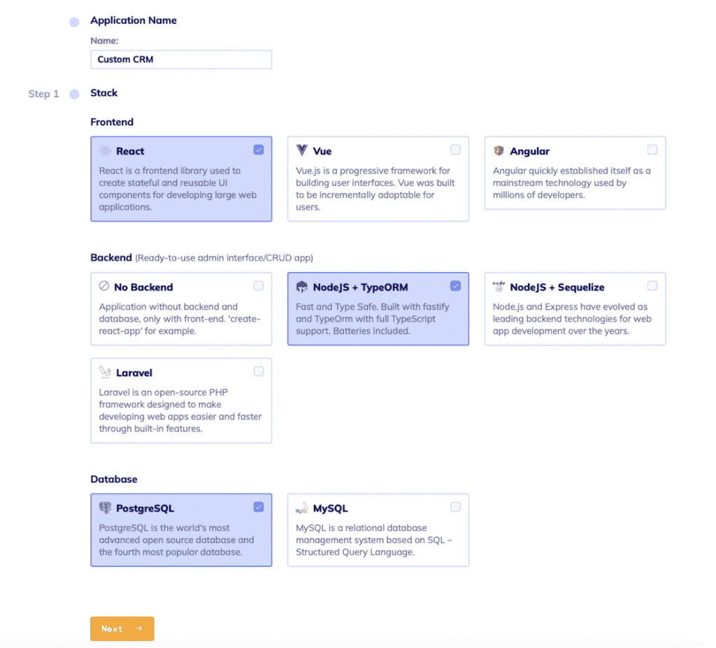 how to build custom CRM