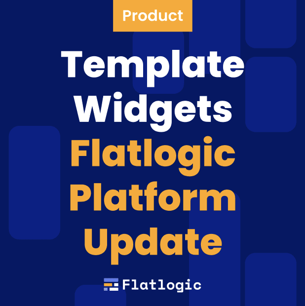 Introducing Template Widgets for Flatlogic Platform