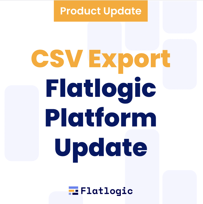 Flatlogic Introduces Enhanced CSV Export Feature!