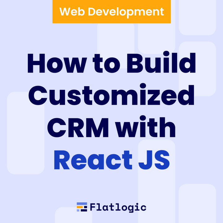 build crm from scratch with react